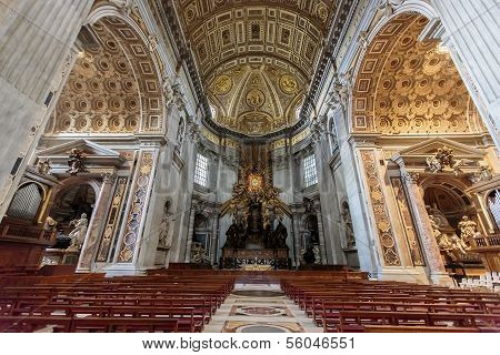Saint Peter Cathedral In Vatican