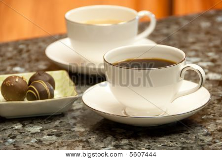 チョコレートとコーヒー ブレーク