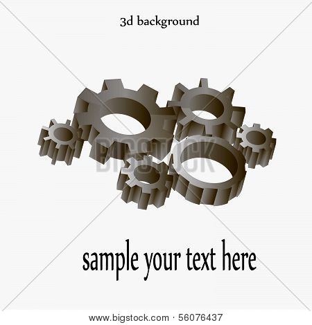 metallic gears design, gear mechanism