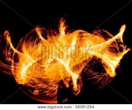 Flaming Trails Human Torch 
