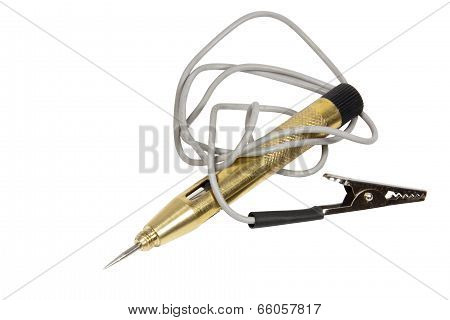 Automotive Electrical Test Light With Silver Crocodile Clip