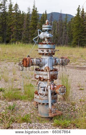 Oil Gas Industry Wellhead Flange Gear Locked Shut