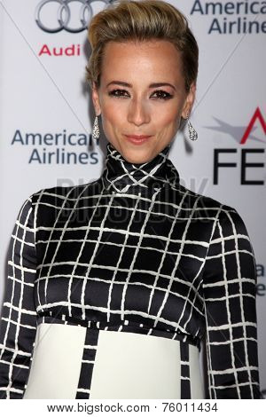 LOS ANGELES - NOV 12:  Karine Vanasse at the A Special Tribute to Sophia Loren at AFI Film Festival at the Dolby Theater on November 12, 2014 in Los Angeles, CA
