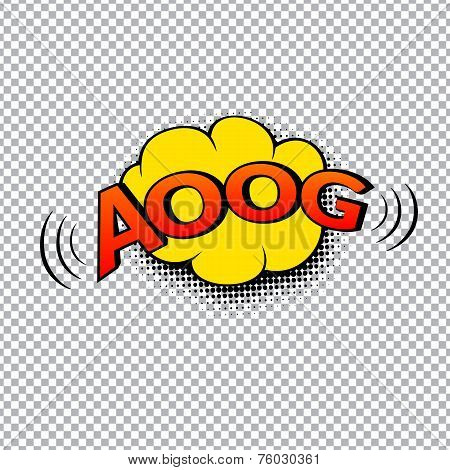 Comic bubbles vector isolated illustration