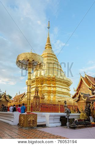 Doi Suthep Temple, Landmark Of Chiang Mai, Thailand