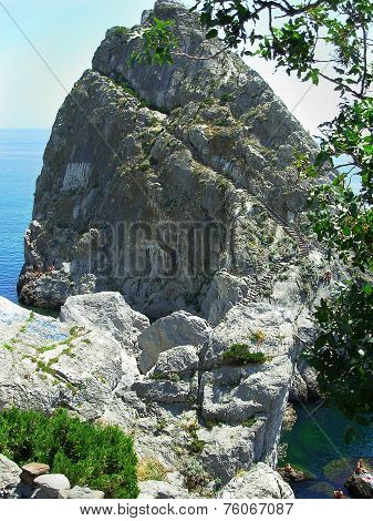 Diva rock in Crimea