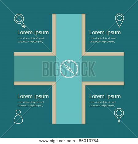 Abstract Vector Banners Infographic Template
