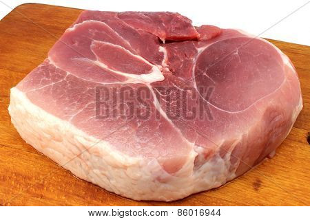 Raw Piece Of Pork