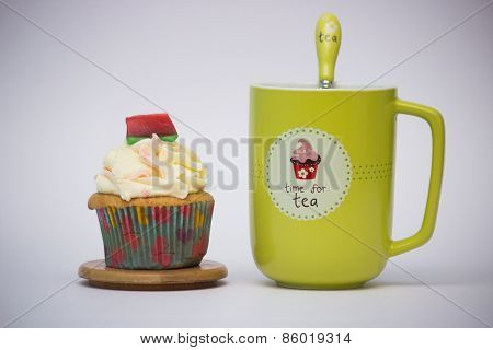 Tea Time cupcake