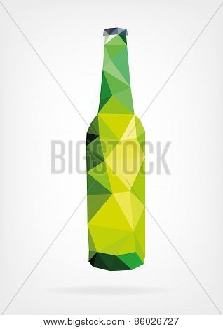 Low Poly Beer Bottle