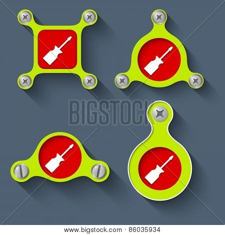 Abstract Green Objects