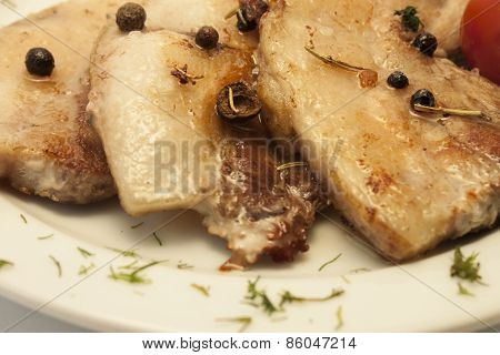 Pork Fried With Spices