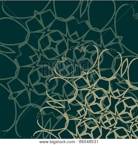 Rosettes pattern, Decorative Elements Vector