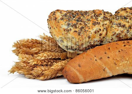 Whole wheat bread with bun