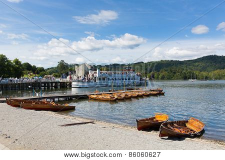 Bowness on Windermere Lake District England UK pleasure boat tourist attractions