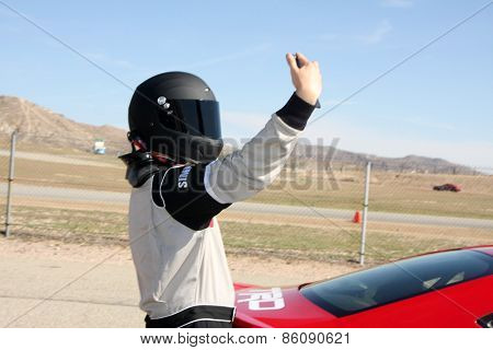 LOS ANGELES - FEB 21:  Brent Davern at the Grand Prix of Long Beach Pro/Celebrity Race Training at the Willow Springs International Raceway on March 21, 2015 in Rosamond, CA