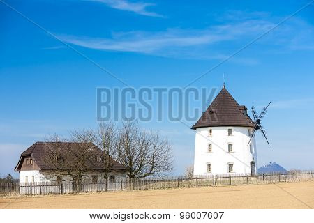 windmill near Mseno, Czech Republic