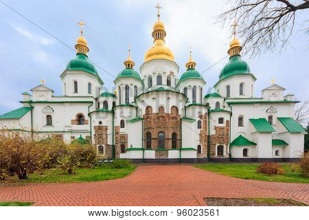 Saint Sophia Cathedral In Kiev, Ukraine.