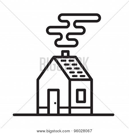 Flat Cool House Symbol