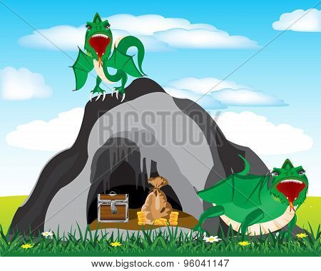 Cave and dragons