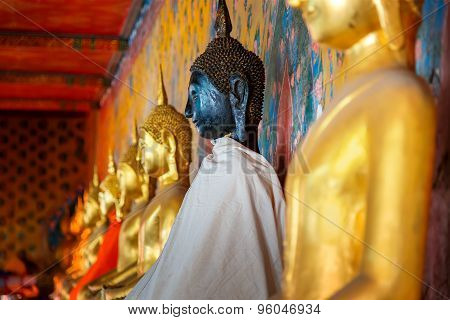 Buddha Statue at Wat Arun - the Temple of Dawn in Bangkok, Thailand