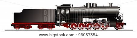 Old steam locomotive