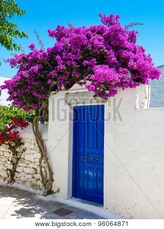 Chora the Capital of Amorgos Island