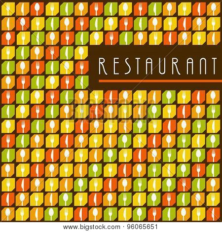 Background Menu Restaurant Icon Set