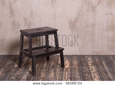 Black Wooden Chair In Nterior Room