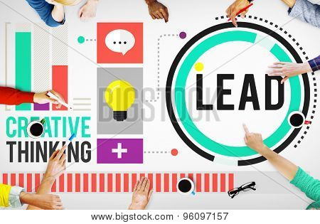 Lead Leadership Coach Trainer Management Concept