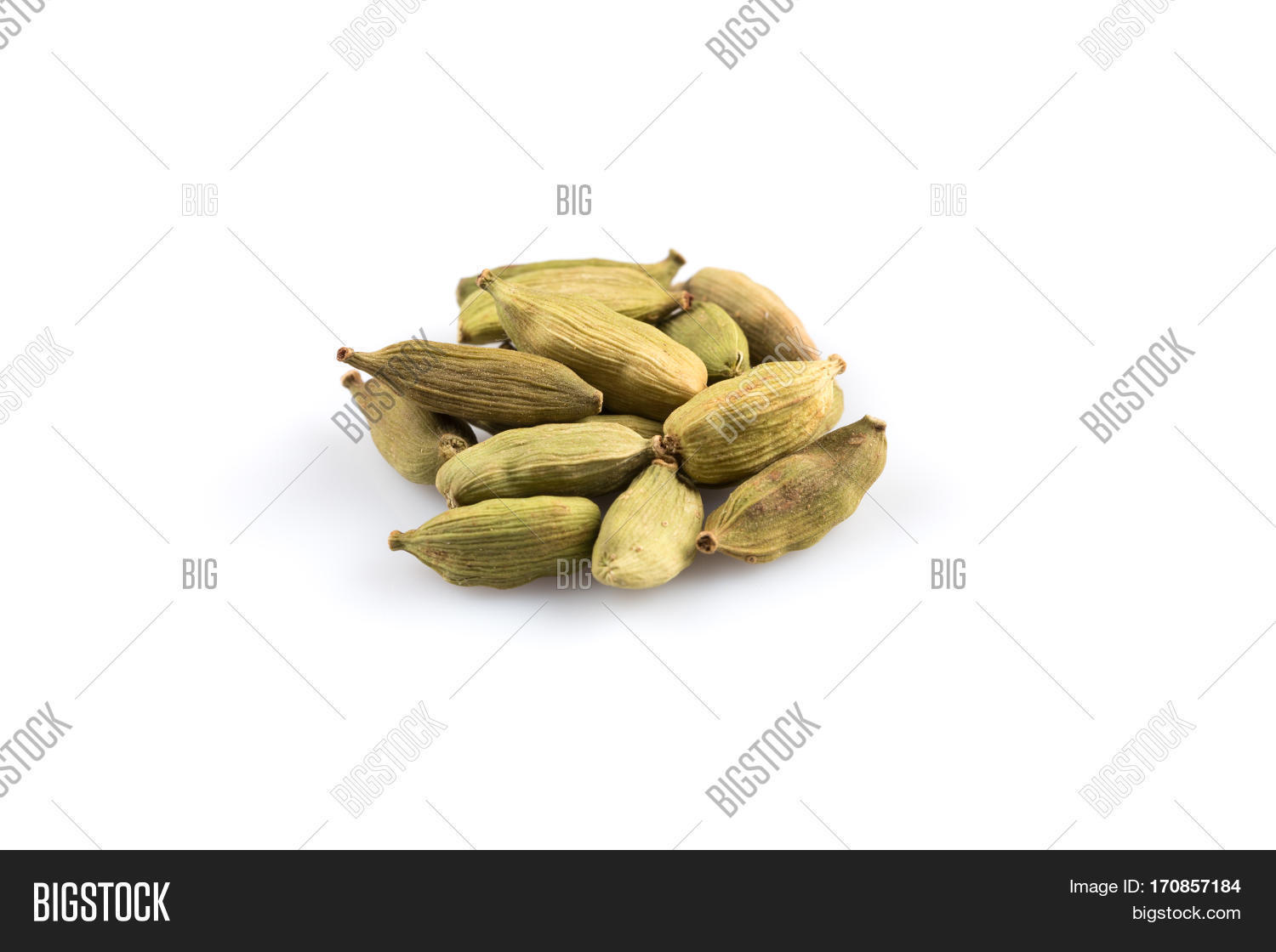 Cardamom Pods Isolated Image & Photo (Free Trial) Bigstock
