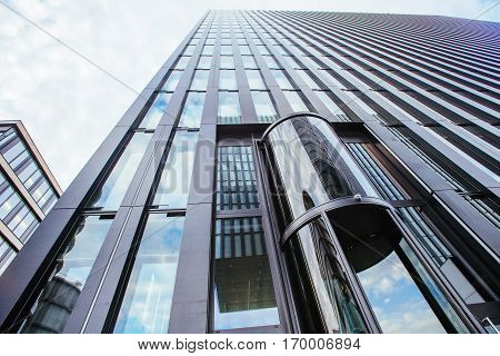 city Dusseldorf. hotel Hyatt. Germany Beauty world