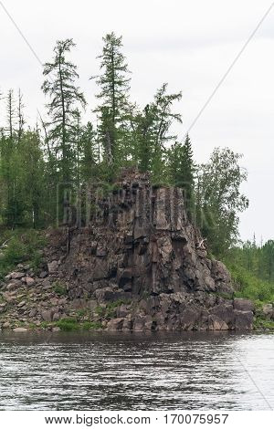 River of Eastern Siberia - Bakhta.  Krasnoyarsk region.