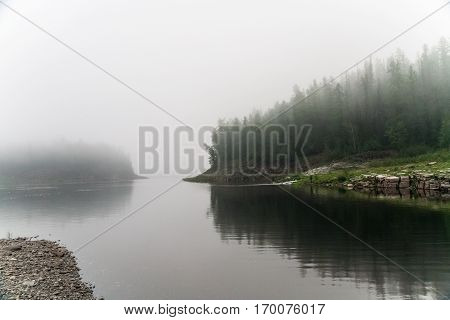 Large rivers of Krasnoyarsk region. Bahta, Siberia
