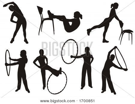 Fitness silhuetter