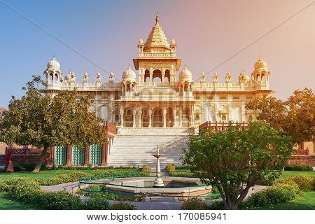 The Jaswant Thada Is A Cenotaph Located In Jodhpur, In The Indian State Of Rajasthan, India.