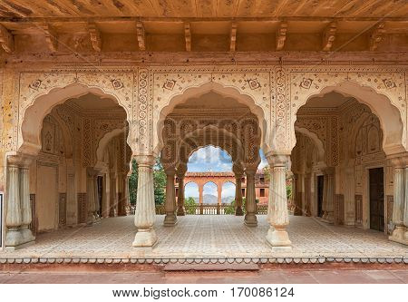 Amer Fort  Is Located In Amer, Rajasthan, India.