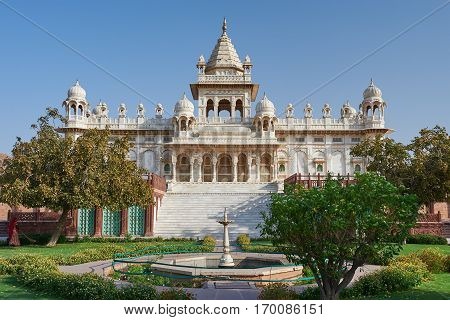 The Jaswant Thada Is A Cenotaph Located In Jodhpur, In The Indian State Of Rajasthan, India.