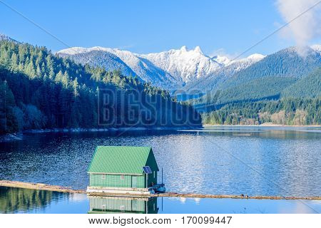 The lake house.