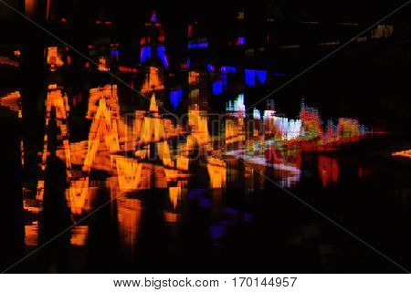 full color abstract texture glitch background digital wave