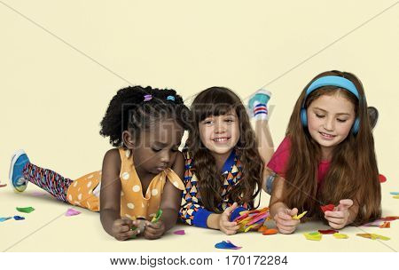 Little Children Art And Craft Paper