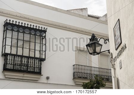 Cordoba (Andalucia Spain): old typical street in the Juderia