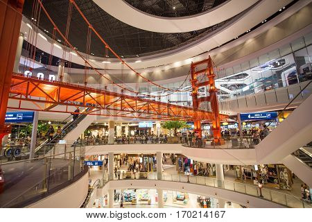 NAKHON RATCHASIMA THAILAND-DECEMBER2016: TERMINAL 21 is a new shopping mall in Korat