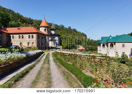 Women's orthodox monastery near rudi village at the north of republic of moldova