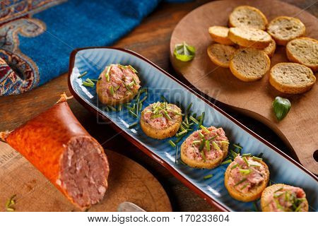 Sandwich With Pate