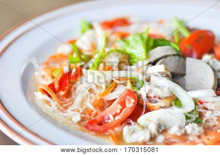 spicy salad or Thai saladsalad ,  salad