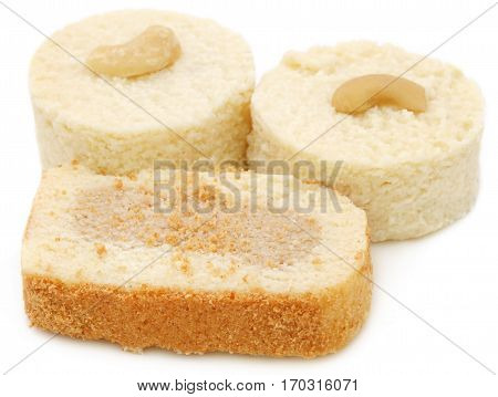 Delicious Bangladeshi white sandesh of pure milk