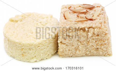 Delicious Bangladeshi white sandesh of pure milk