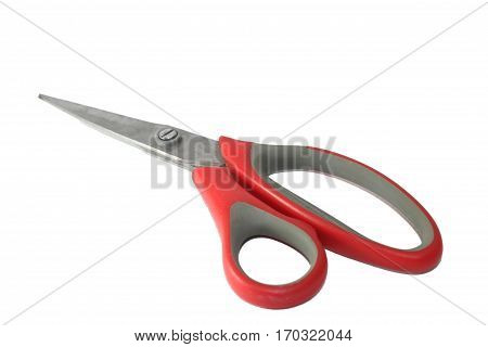 Scissors cut paper for office supplies .