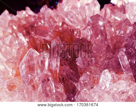amethyst semigem geode crystals geological mineral isolated